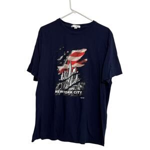 New York City Patriotic Tshirt Mens Size XL Navy